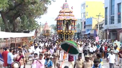 மகா சிவராத்திரி.. ராமநாத சுவாமி கோயிலில் நடந்த தேரோட்டம்..