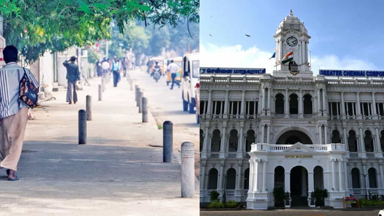 சென்னையில் ரூ.70.37 கோடியில் புதிய நடைபாதைகள்...6 மண்டலங்களில் அமைக்கப்படுகிறது..எங்கெல்லாம் தெரியுமா!