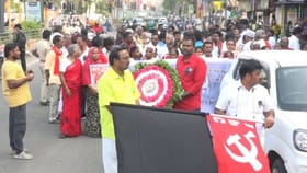 திருச்சியில் நல்லகண்ணுவின் மறைவை ஒட்டி மௌன அஞ்சலி ஊர்வலம்