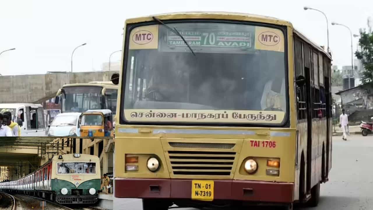 ரத்தான மின்சார ரயில்கள்.. தாம்பரம் டூ கடற்கரை வரை ரயில் பயணிகளுக்கு இலவச பேருந்து சேவை.. முழு விவரம்.. ரத்தான மின்சார ரயில்கள்.. தாம்பரம் டூ கடற்கரை வரை ரயில் பயணிகளுக்கு இலவச பேருந்து சேவை.. முழு விவரம்..