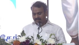 வா.உ.சிதம்பரம் பிள்ளை 140 அடி உயர சிலை அடிக்கல் நாட்டு விழா.. எல்.முருகன் பங்கேற்பு!