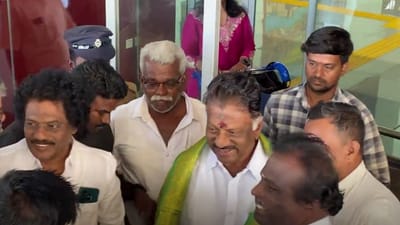 தூத்துக்குடியில் ஓ.பன்னீர்செல்வத்திற்கு உற்சாக வரவேற்பு