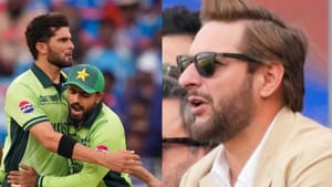 Shahid Afridi : மருமகன் மீதும் விமர்சனம்.. பாகிஸ்தான் தோல்வியால் கடுப்பான ஷாஹித் அஃப்ரிடி!