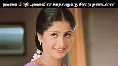 நடிகை பிரதியுஷாவின் காதலருக்கு 2 ஆண்டுகள் சிறை.... -என்ன நடந்தது?