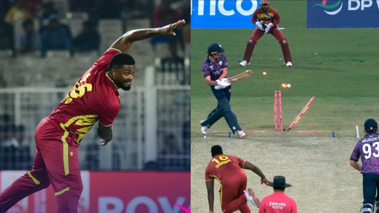 WI vs SOC: 2026 டி20 உலகக் கோப்பையில் முதல் ஹாட்ரிக்.. ஸ்காட்லாந்தை மிரட்டிய ரொமாரியோ ஷெப்பர்ட்!