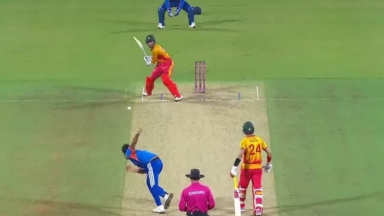 ஒரே ஓவரில் 26 ரன்கள்.. விசித்திரமான நோ-பால்.. ரசிகர்களைக் கடுப்பேற்றிய துபே!