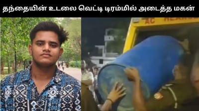 தந்தையை கொலை செய்து துண்டு துண்டாக வெட்டி வீசிய மகன்!