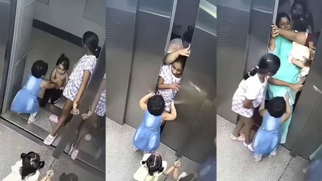 லிப்டில் சிக்கிய இரு குழந்தைகள்.. சாமர்த்தியமாக செயல்பட்ட சிறுமி.. அடுத்து நடந்த நெகிழ்ச்சியான சம்பவம்!