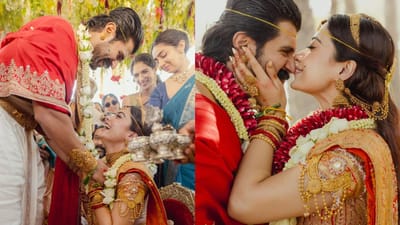 தங்களின் திருமண புகைப்படங்களை பகிர்ந்த 'விரோஷ்' ஜோடி!