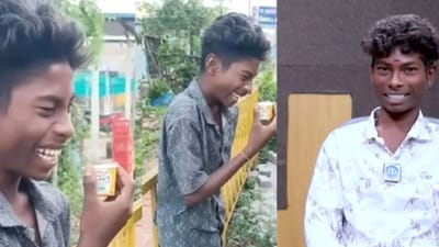 ஒரே சிரிப்பில் பேமஸ்.. லாரி கிளீனர் டூ பிரபலம்.. யார் இவர்?