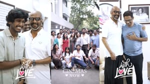 வித் லவ் படக்குழுவினரை நேரில் அழைத்துப் பாராட்டிய ரஜினிகாந்த் – வைரலாகும் வீடியோ