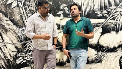 நேரில் சந்தித்த இயக்குநர் சிஎஸ்அமுதன் - நடிகர் சிவா...