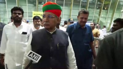 மத்திய அமைச்சர் அர்ஜுன் ராம் மேக்வாலுக்கு உற்சாக வரவேற்பு