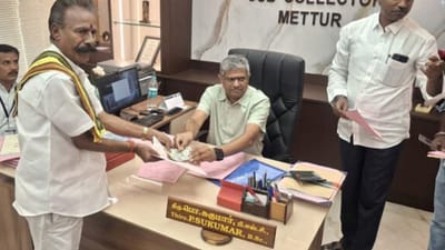 253- ஆவது முறையாக வேட்புமனு தாக்கல் செய்த தேர்தல் மன்னன்!