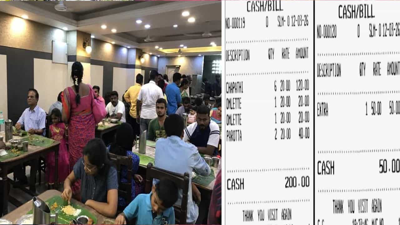 வணிக சிலிண்டர் தட்டுப்பாடு.. சென்னையில் ஹோட்டல் உணவுகளின் விலை திடீர் உயர்வு.. மக்கள் அவதி..