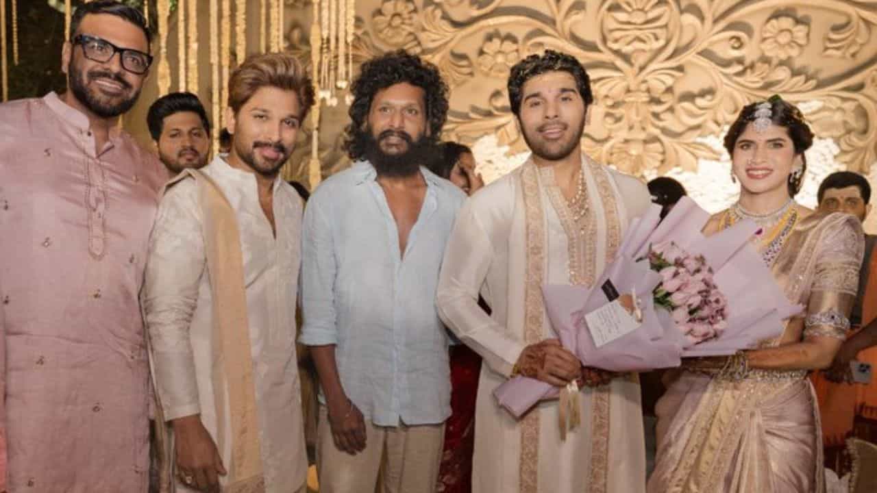 அல்லு அர்ஜுன் தம்பி திருமணத்தில் இயக்குநர் லோகேஷ் கனகராஜ் - வைரலாகும் போட்டோ