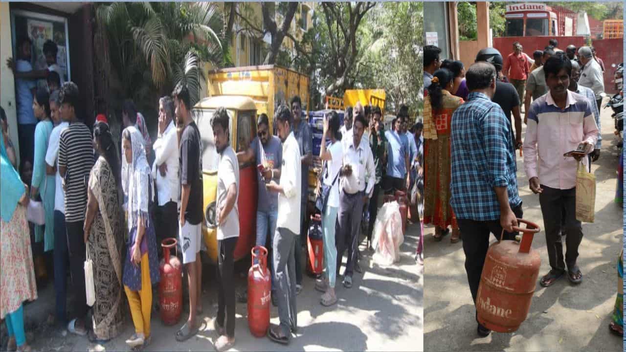 தமிழகத்தில் சிலிண்டர் தட்டுப்பாடு அச்சம்.. ஏஜென்சிகளில் மக்கள் முற்றுகை.. முடங்கிய ஆன்லைன் புக்கிங்!