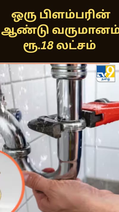 ஒரு பிளம்பரின் ஆண்டு வருமானம் ரூ.18 லட்சம் - அதிர்ச்சியில் நெட்டிஷன்கள்