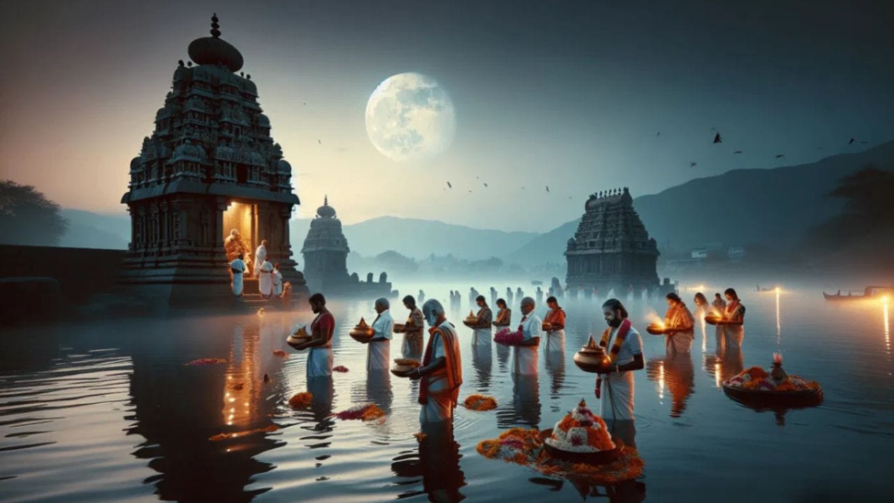 முன்னோர்களுக்கு தர்ப்பணம் கொடுக்க உகந்த நேரம்: அமாவாசை அன்று முன்னோர்களுக்குத் தர்ப்பணம் கொடுப்பது மிக முக்கியம். அன்று காலை 06.19 மணி வரை 'மரண யோகம்' இருப்பதால், அதைத் தவிர்த்துவிட்டு காலை 06.20 மணி முதல் 07.30 மணிக்குள் தர்ப்பணம் கொடுக்கலாம். ஒருவேளை அந்த நேரத்தில் இயலாதவர்கள் காலை 09.00 மணி முதல் 11.30 மணிக்குள் கொடுக்கலாம். எமகண்ட நேரத்தைத் தவிர்ப்பது நல்லது. தர்ப்பணம் கொடுப்பவர்கள் அதுவரை உணவு உட்கொள்ளாமல் விரதம் இருப்பது அவசியமாகும்.