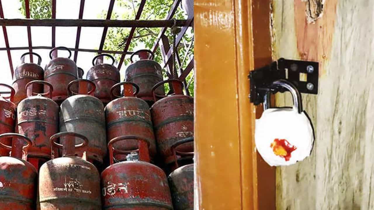 சிலிண்டர் பதுக்கி வைத்து விற்பனை? திருப்பூரில் தனியார் கேஸ் நிறுவனத்துக்கு சீல்