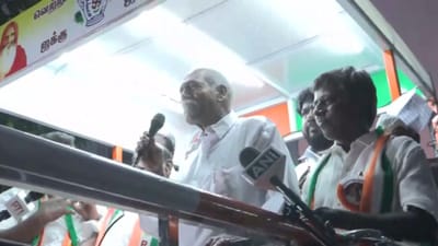 தட்டான்சாவடி தொகுதியில் முதல்வர் ரங்கசாமி வாக்கு சேகரிப்பு