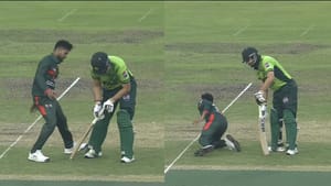 BAN vs PAK: வங்கதேச வீரர்கள் செய்த செயல்.. ஹெல்மெட்டை எறிந்த சல்மான் ஆகா.. வைரலாகும் வீடியோ!