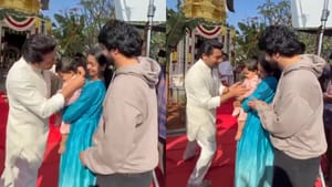 இந்த குழந்தைக்குதான் சூர்யா தங்க சங்கிலி போட்டாரா? வைரலாகும் வீடியோ