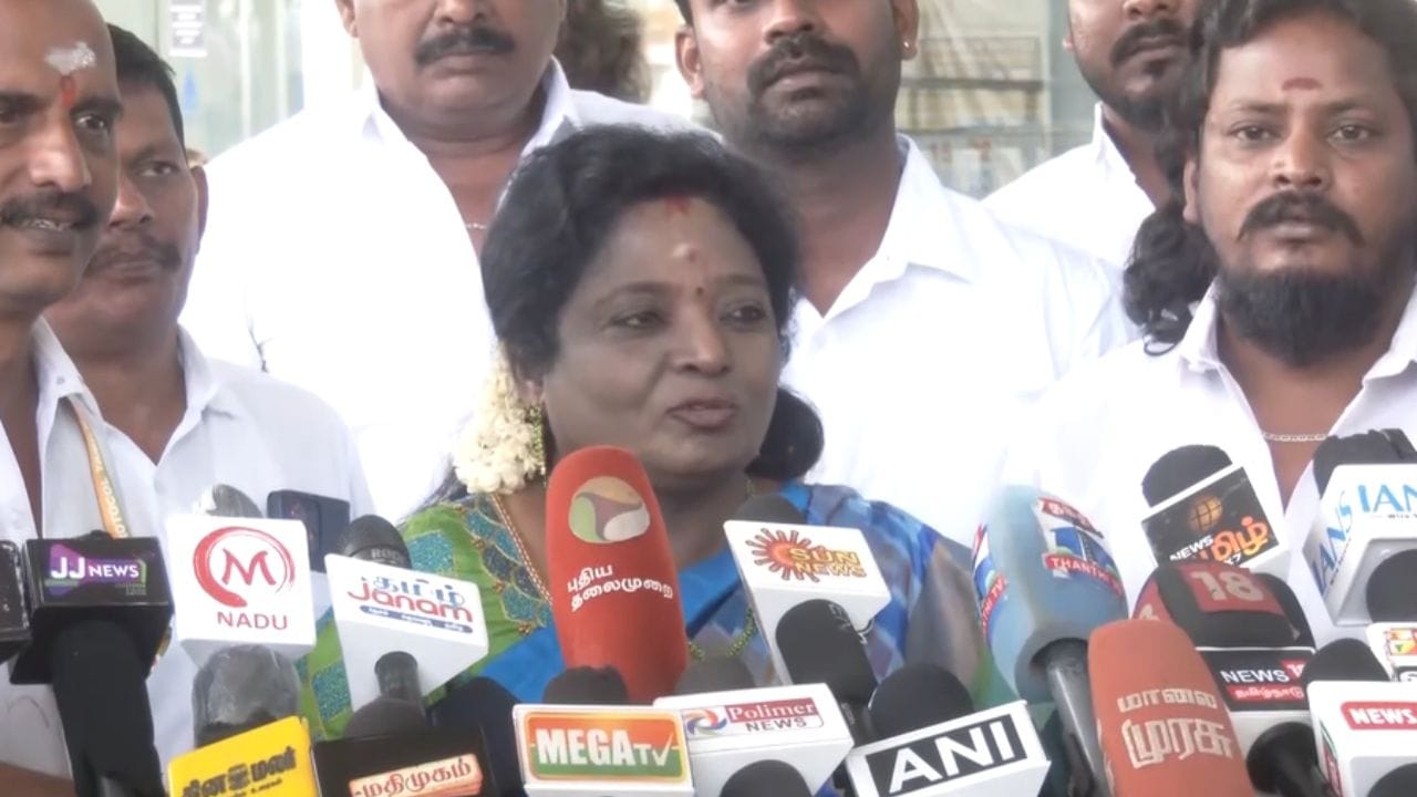 பிரதமரை வரவேற்பதில் உங்களுக்கு என்ன பிரச்னை.. தமிழிசை சௌந்தரராஜன் கேள்வி! பிரதமரை வரவேற்பதில் உங்களுக்கு என்ன பிரச்னை.. தமிழிசை சௌந்தரராஜன் கேள்வி!