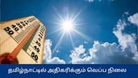 அடுத்த 5 நாட்களுக்கு வெப்பநிலை அதிகரிக்கும் - வானிலை மையம்...