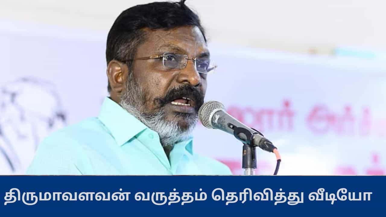 நாம் வளரக்கூடாது என நினைக்கிறார்கள் - தொண்டர்களுக்கு திருமாவளவன் வெளியிட்ட வீடியோ நாம் வளரக்கூடாது என நினைக்கிறார்கள் - தொண்டர்களுக்கு திருமாவளவன் வெளியிட்ட வீடியோ
