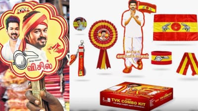 கட்சி சின்னங்கள் அச்சிடப்பட்ட பொருள்கள் விற்பனை சூடுபிடிப்பு!