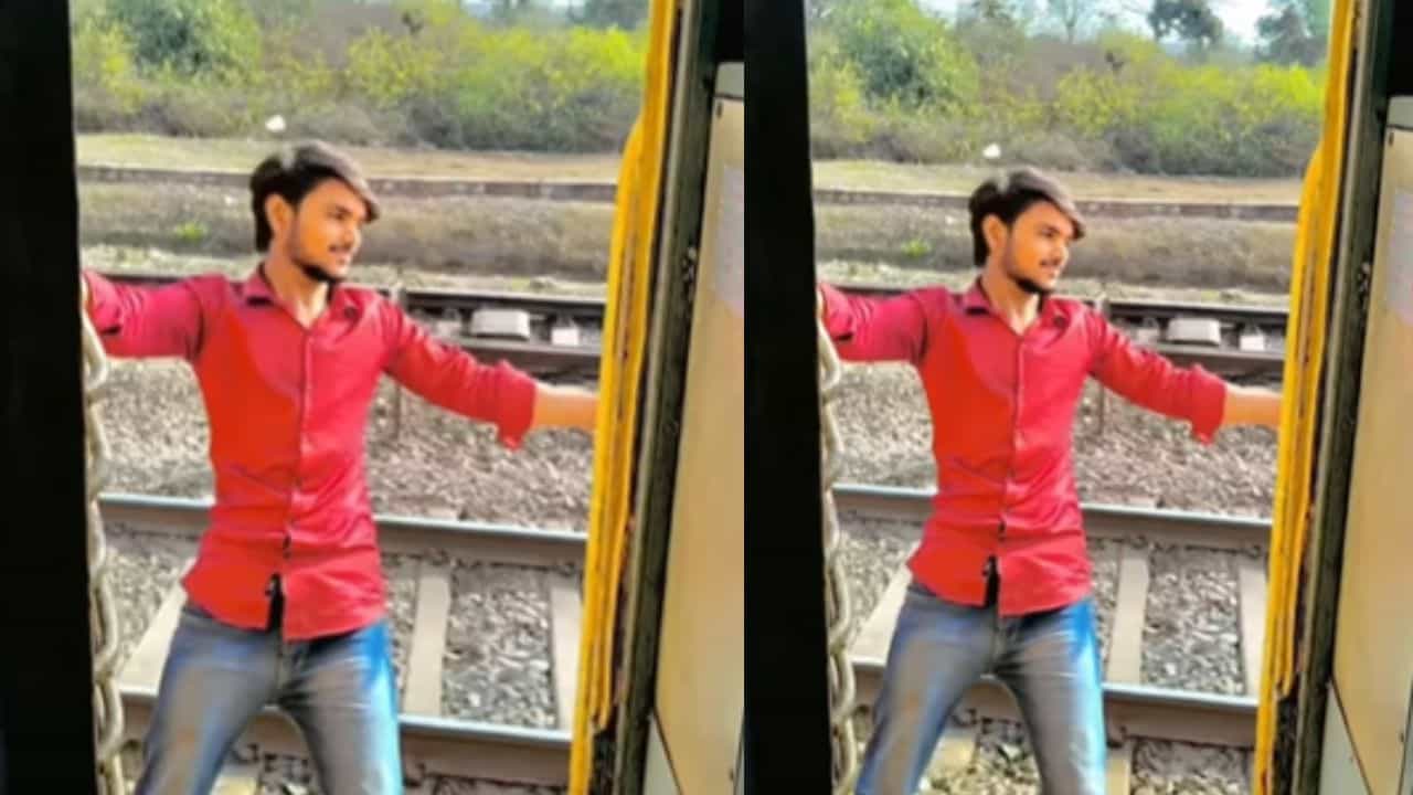 Viral Video : ரயில் படியில் தொங்கியபடி ரீல்ஸ் எடுத்த இளைஞர்.. அடுத்து நடந்த அதிர்ச்சி!