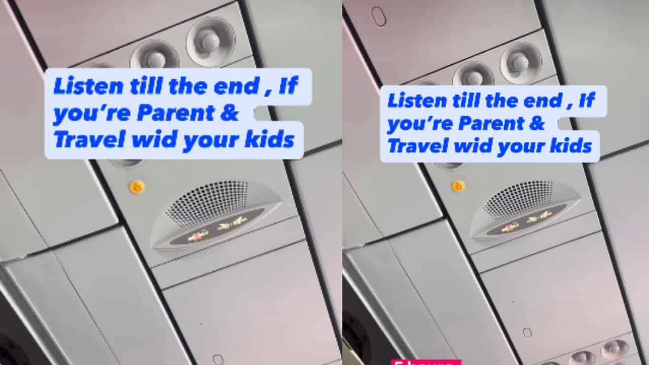 Viral Video : விமான பயணத்திற்கு முன்பு குழந்தையின் தந்தை வெளியிட்ட அறிவிப்பு.. வரவேற்பை பெற்ற வீடியோ!