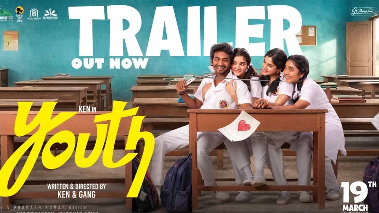 Youth Movie: லவ்.. லவ்...லவ்... கென் கருணாஸின் யூத் திரைப்பட ட்ரெய்லர் வெளியானது!