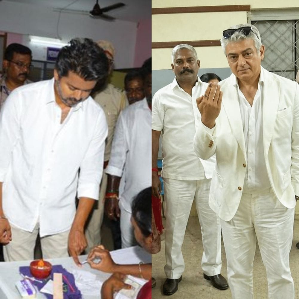 நடிகரும் அரசியல் கட்சி தலைவருமான விஜய், தனது ஜன நாயகக் கடமையை செய்யும் விதத்தில், சென்னை நீலாங்கரையில் உள்ள மாநகராட்சி பள்ளியில் தனது கடமையை நிறைவேற்றியிருந்தார். அதுபோலவே நடிகர் அஜித் குமாரும் தனது ஜன நாயகக் கடமையை செய்யும் விதத்தில், காலையில் முதல் ஆளாக வாக்கு செலுத்தியிருந்தார் என்பது குறிப்பிடத்தக்கது.