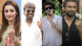 Kollywood Stars: தமிழக தேர்தல்.. ஜன நாயகக் கடமையாக ஆற்றிய தமிழ் பிரபலன்கள்.. யார் யாருனு பாருங்க!...