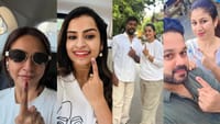 தேர்தலில் வாக்குகளை செலுத்திய சின்னத்திரை பிரபலங்களின் லிஸ்ட்!...