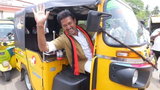 “நா ஆட்டோக்காரன், ஆட்டோக்காரன்”.. ஆட்டோ ஓட்டி வாக்கு சேகரித்த அமைச்சர் அன்பில் மகேஷ்!!