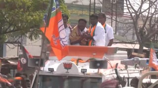 வேடசந்தூரில் தேர்தல் பிரசாரம் மேற்கொண்ட பாஜக முன்னாள் மாநில தலைவர் அண்ணாமலை!