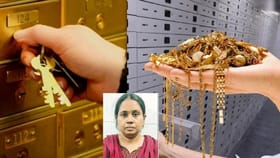 வங்கி லாக்கரில் இருந்த 2 கிலோ தங்க நகைகள் நூதன கொள்ளை.. சிக்கிய பெண்.. சென்னையில் பரபரப்பு.....