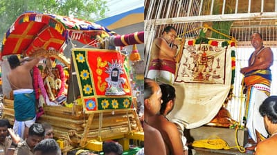 பல்லக்கு பவனி, கம்பம் நடுதல்: பக்தர்களை ஈர்க்கும் சித்திரை விழா.!