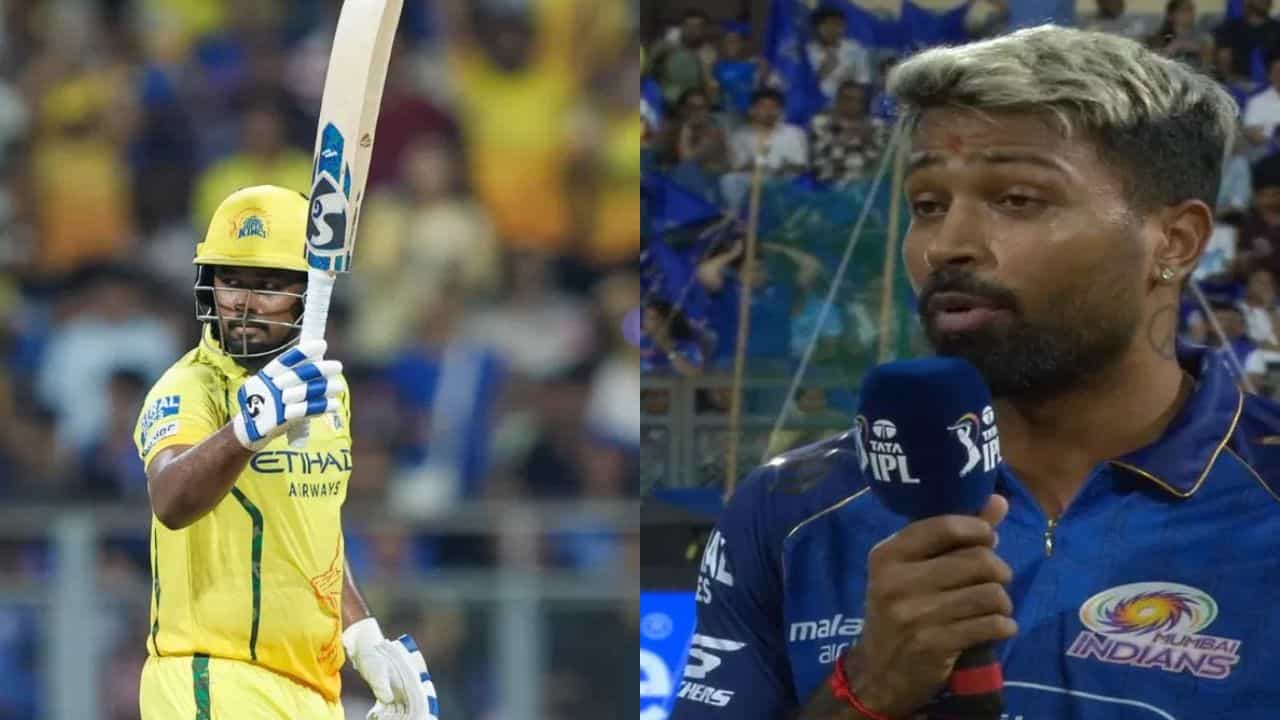 CSKvsMI : சஞ்சு சாம்சன் அதிரடி சதம் - மும்பையை வீழ்த்தி சென்னை அபார வெற்றி