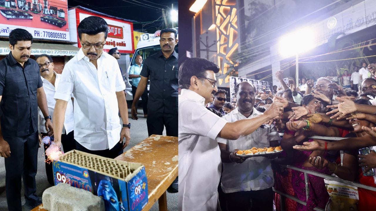 தொகுதி மறுவரையறை மசோதா தோல்வி.. பட்டாசு வெடித்து கொண்டாடிய முதல்வர் ஸ்டாலின்.