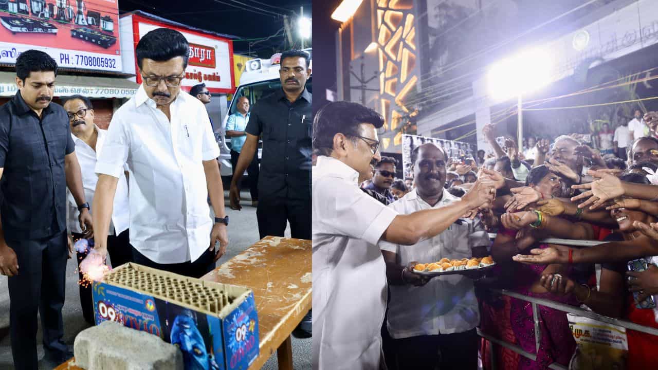 தொகுதி மறுவரையறை மசோதா தோல்வி.. பட்டாசு வெடித்து கொண்டாடிய முதல்வர் ஸ்டாலின்.