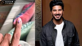 தமிழ் நாடு சட்டமன்ற தேர்தலில் வாக்களித்த பிரபல மலையாள நடிகர்...