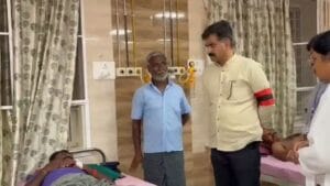 பட்டாசு ஆலை விபத்து - பாதிக்கப்பட்டவர்களை சந்தித்த துரை வைகோ!