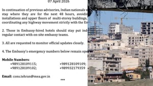 அதிகரிக்கும் போர் பதற்றம்..ஈரானில் இருக்கும் இந்தியர்கள் 48 மணி நேரம் வெளியே செல்ல வேண்டாம் என இந்தியா வலியுறுத்தல்.. அதிகரிக்கும் போர் பதற்றம்..ஈரானில் இருக்கும் இந்தியர்கள் 48 மணி நேரம் வெளியே செல்ல வேண்டாம் என இந்தியா வலியுறுத்தல்..