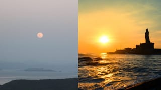 சூரிய அஸ்தமனமும் சந்திர உதயமும் சங்கமிக்கும் மாலை.. கன்னியாகுமரியில் நாளை நிகழும் அபூர்வ காட்சி.. மிஸ் பண்ணிடாதீங்க!