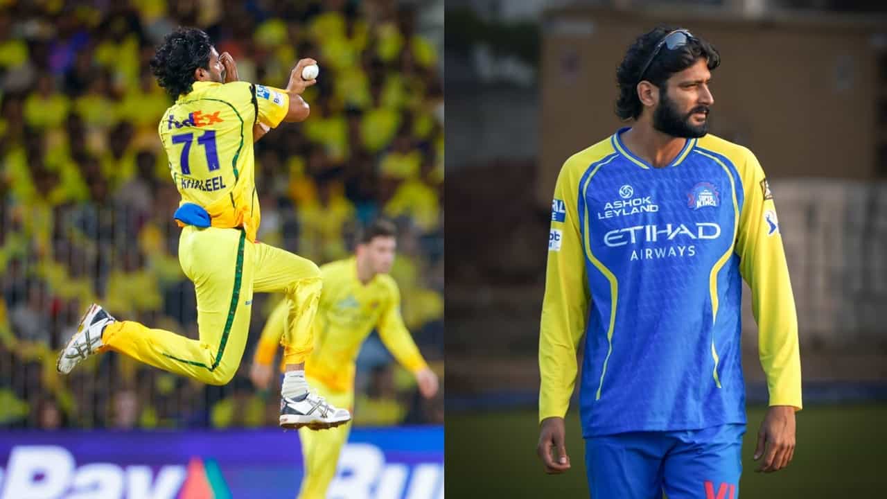 IPL 2026: காயத்தால் அடிவாங்கும் சிஎஸ்கே.. ஐபிஎல் 2026ல் வெளியேறிய கலீல் அகமது..! IPL 2026: காயத்தால் அடிவாங்கும் சிஎஸ்கே.. ஐபிஎல் 2026ல் வெளியேறிய கலீல் அகமது..!