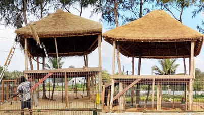 தகிக்கும் வெயில்.. மகாபலிபுரத்தில் அசத்தல் ஏற்பாடு!